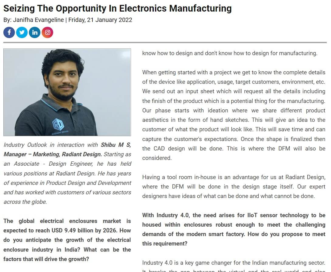Seizing the Opportunity in Electronics Manufacturing